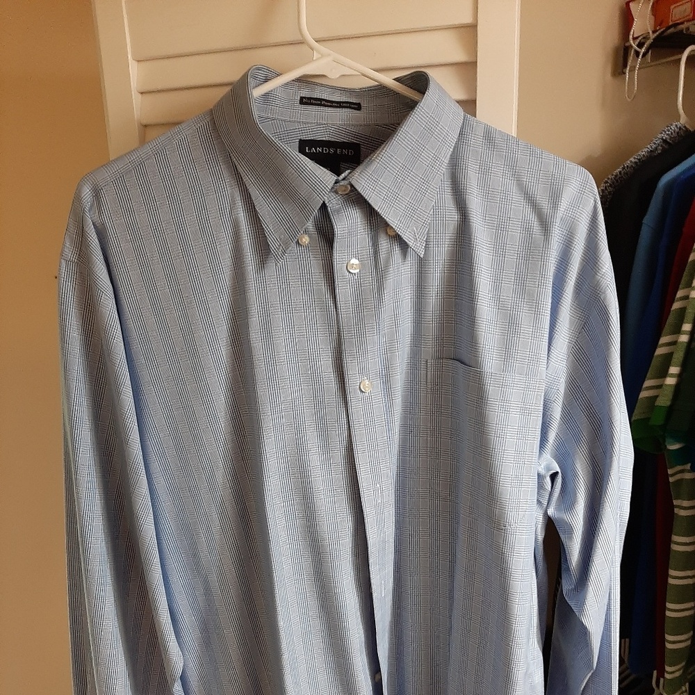 XL lands end dress shirt
